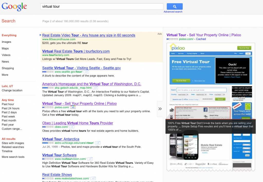How Google Instant Previews Can Help Your PPC Efforts