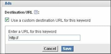 How to Edit Destination URLs for Individual Keywords