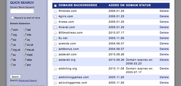 Pool.com – How to Backorder Domain Names