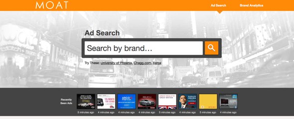 Moat Ad Search – Quickly Find Competitor Banners Ads