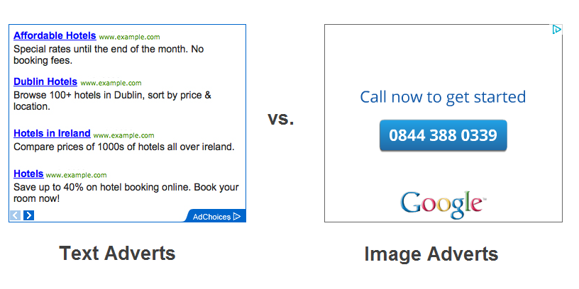 Text vs Image Ads – What To Go For