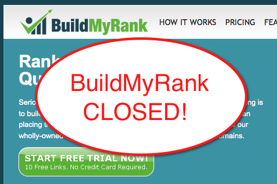 BuildMyRank Shuts Down their Link Building Service