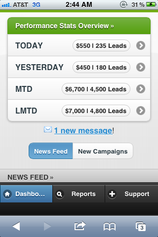 AdWork Media Launches Mobile Platform for Affiliate Stats