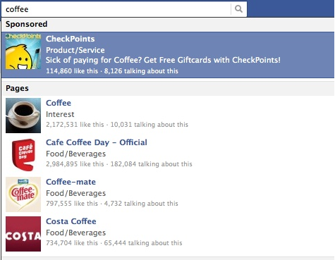 Is Facebook’s Sponsored Results a Failure Already?