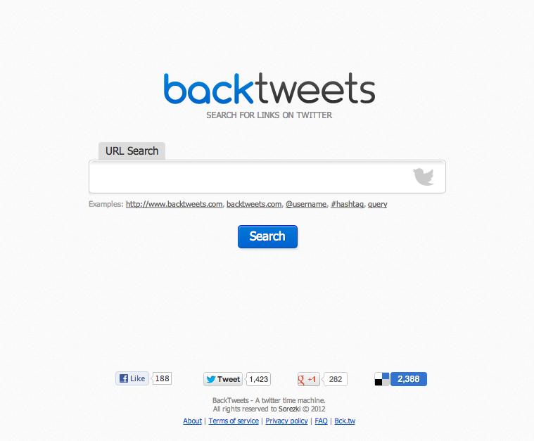 Twitter Banished Product Backtweets Auctioned Off (Again)