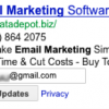 AdWords Email Extension Example