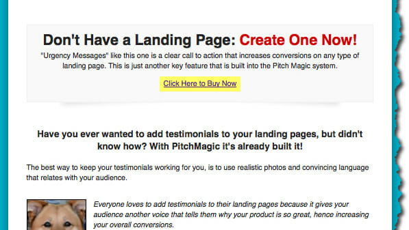 Pitch Magic Create Killer Landing Pages