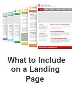 Three Elements a Landing Page Must Have
