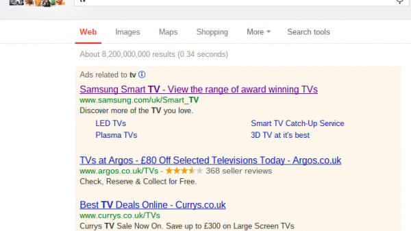 Samsung Smart TV PPC Advert - Edited