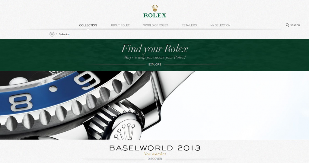 Rolex PPC Landing Page