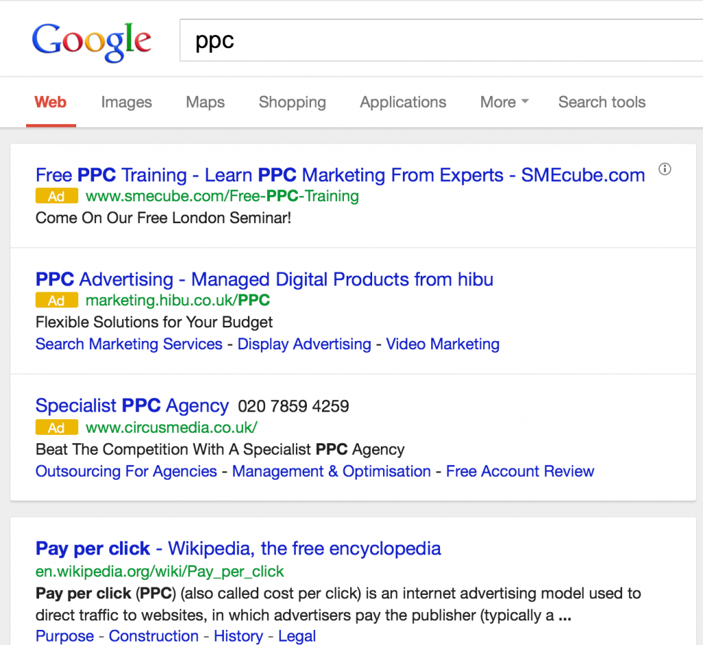 Mobile Optimised New PPC Search Adverts