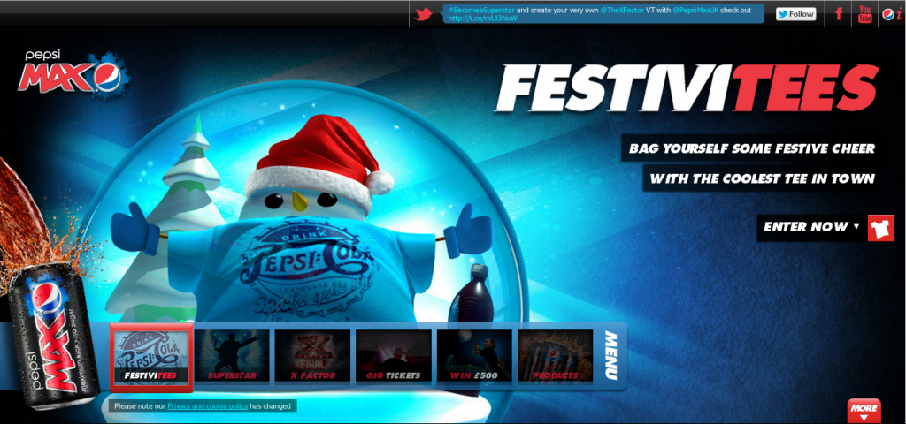 Pepsi Max Lead Capture Page