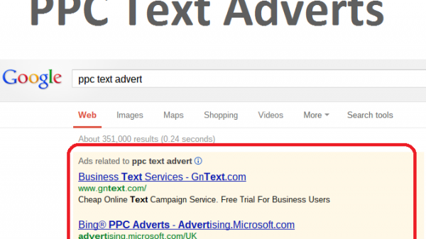 An Explanation Of Text Adverts In PPC