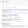 Twitter PPC Text Advert