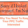 Why You Need To Keep Your PPC Traffic Interested