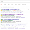 Thomas Cook PPC Search Advert