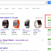 Android Wear PPC Search Advert