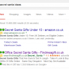 Find Me A Gift PPC Search Advert