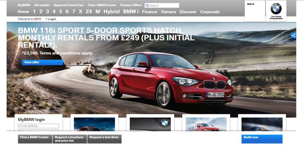 BMW PPC Landing Page