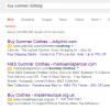 Buy Summer Clothing PPC Search Results