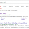 Apple Music PPC Search Advert