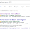 Microsoft Smartphones PPC Search Advert