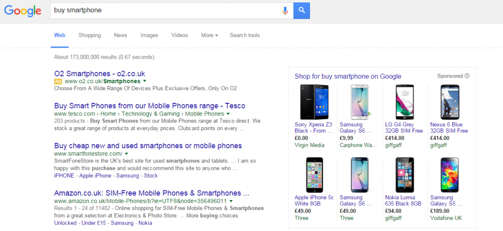 O2 Smartphones – Analyse A Real PPC Campaign