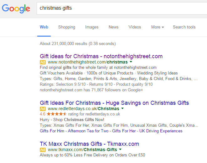 NotOnTheHighStreet.com – Analyse A Real PPC Campaign