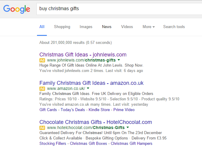 John Lewis @Christmas – Analyse A Real PPC Campaign