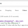 Sky.com PPC Search Advert