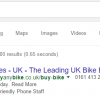 We Buy Any Bike PPC Search Advert