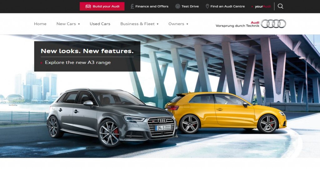 Audi PPC Landing Page