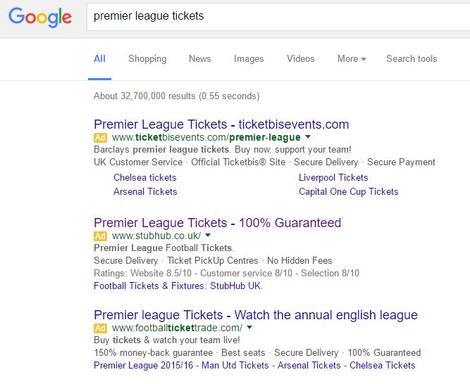 StubHub! – Analyse A Real PPC Campaign