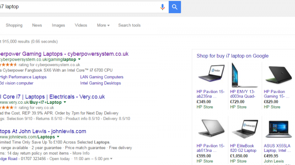 Cyber Power PPC Search Advert