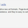 Google Adsense Mobile Page Level Adverts