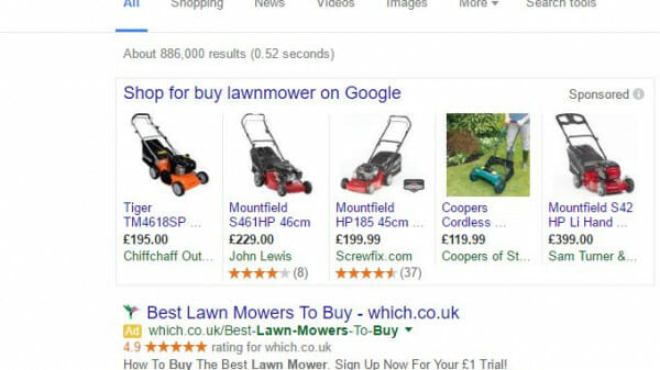 Which PPC Search Advert