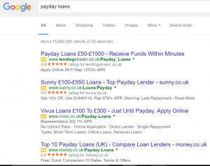 Google Now Banning Payday Loans in AdWords