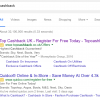 TopCashBack PPC Search Advert