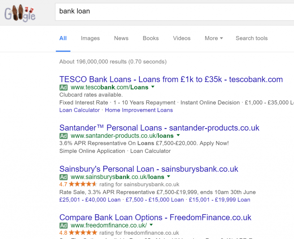 Google Testing Green ‘Ad’ Logo in Paid Adverts