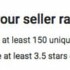 Google Updates Threshold For Seller Rating Extension