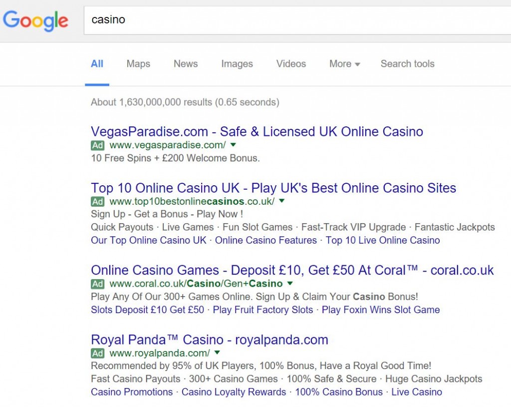 Vegas Paradise – Analyse A Real PPC Campaign