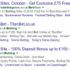 Examples of site link extensions used in search adverts