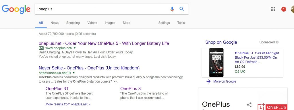 OnePlus 5 – Analyse A Real PPC Campaign