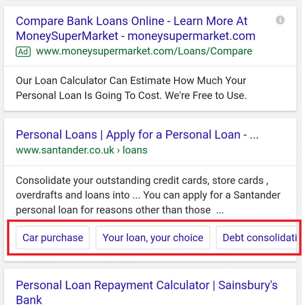 Google Increases Site Links in Mobile PPC to 8