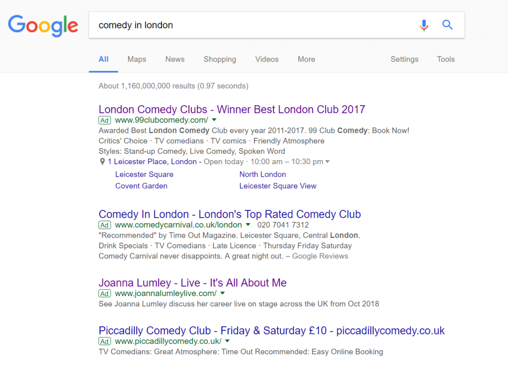 Joanna Lumley Live – Analyse A Real PPC Campaign