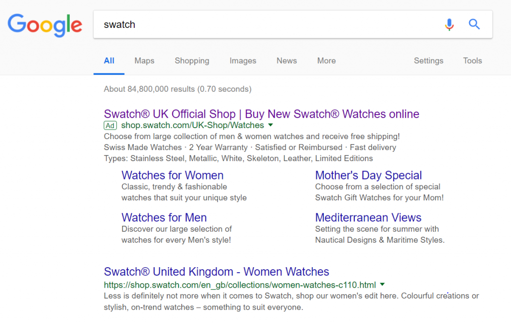 Swatch – Analyse A Real PPC Campaign