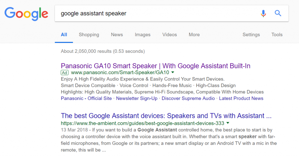 Panasonic Speaker – Analyse A Real PPC Campaign