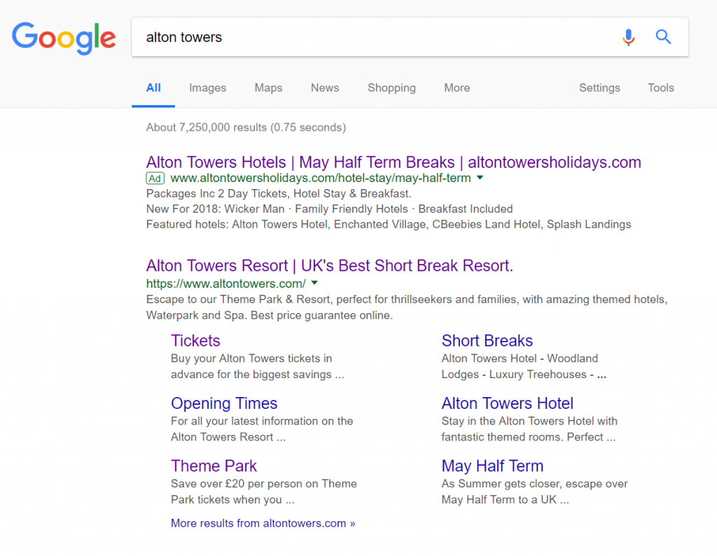 Alton Towers – Analyse A Real PPC Campaign