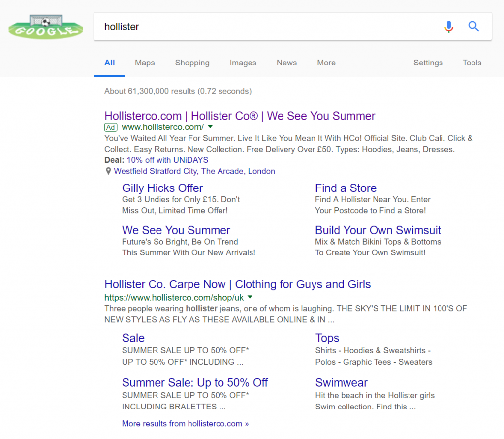 Hollister – Analyse A Real PPC Campaign
