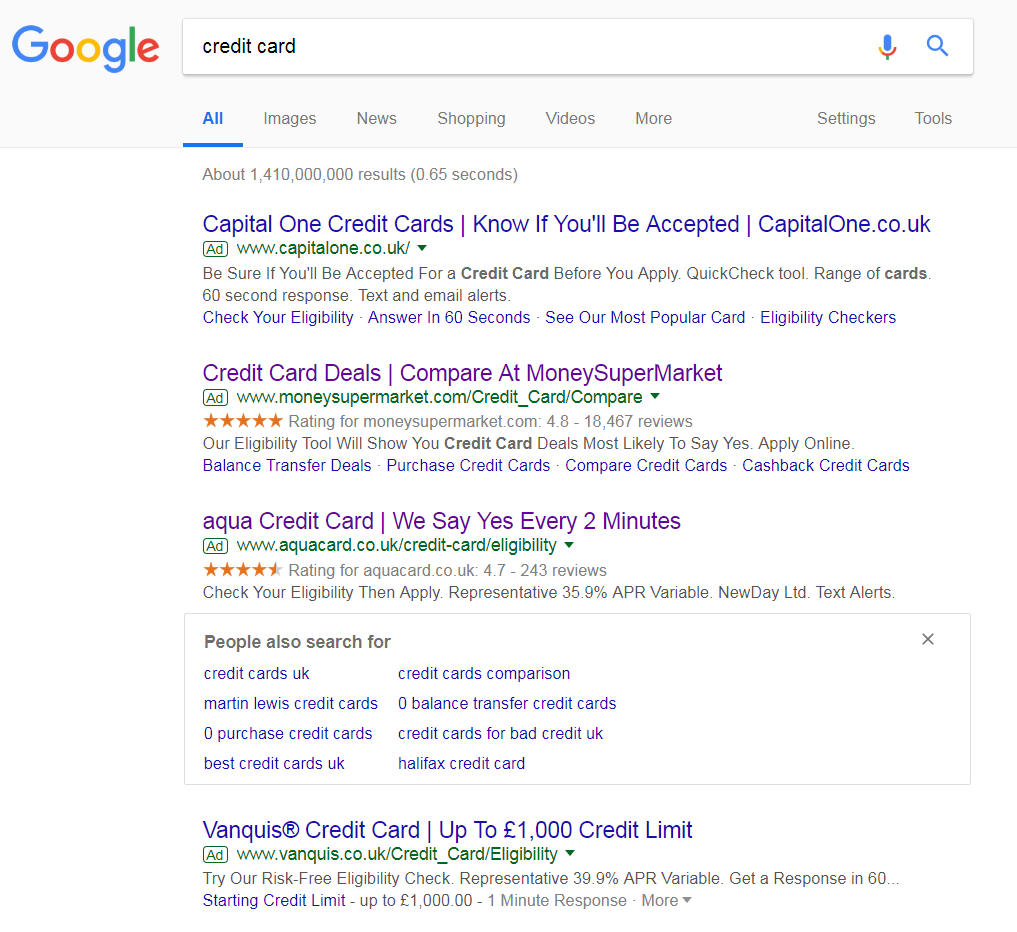 Aqua Card – Analyse A Real PPC Campaign